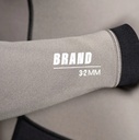 Brand Fullsuit 3/2mm Bzip, unisex, Gris