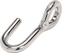 Twisted stainless steel welded hook