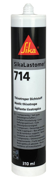 SikaLastomer®-714, 300 ml cartridge, black