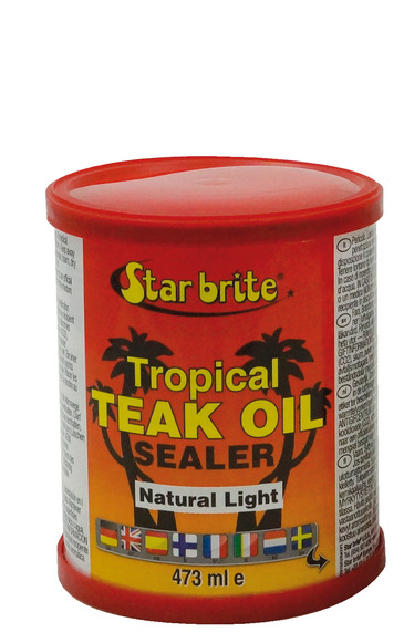 Huile saturateur Tropical pour teak, Natural Light, 473ml