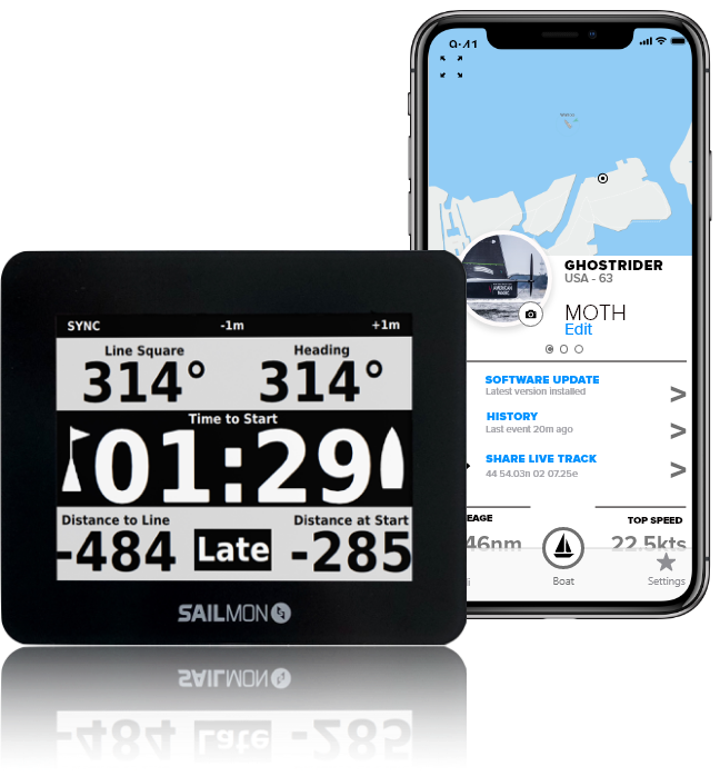 GPS Sailmon MAX - inovant, sans fil - WiFi-Bluetooth-BLE