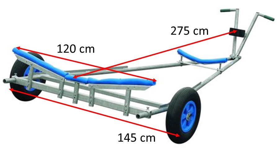 Chariot de mise à l'eau, standard 275 Trailer