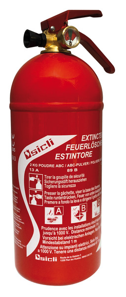 Extincteur à poudre, 2kg