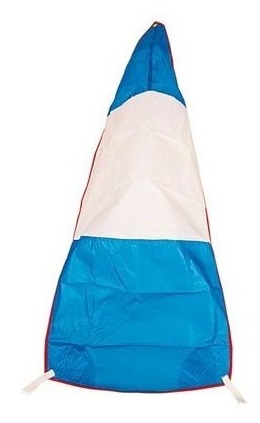 Large Optimist mini spinnaker (1.7 x 1.02m, 1.65m2)