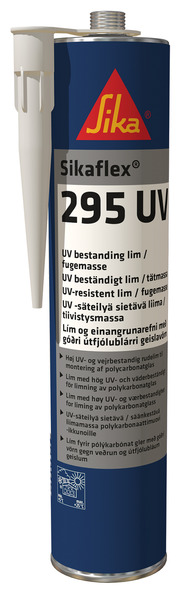 Sikaflex 295, Kartusche 300 ml, Schwarz