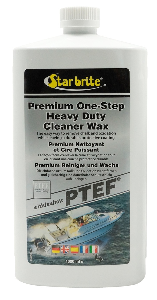 Premium Cleaner Wax, polish with PTEF,  1 lt