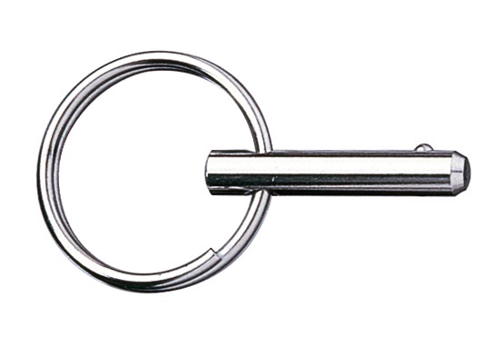 Pin fast with ring split stainless steel 4.8mm x 12.5mm