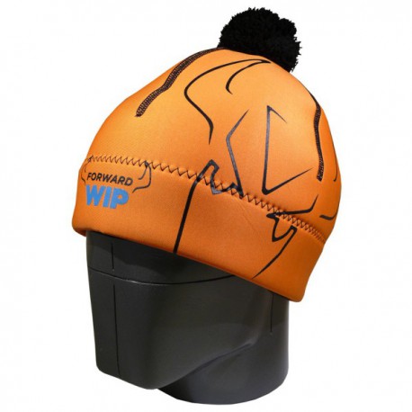 Bonnet néoprène orange/noir