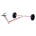 Trolley / dolly large wheels, Durastar-lite 37 cm