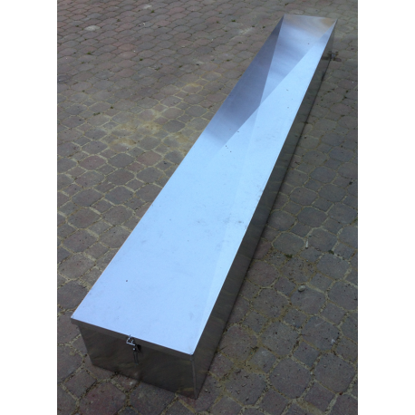 Coffre aluminium 290 cm x 40 cm x 30 cm