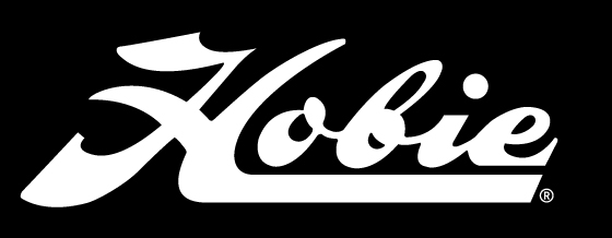 Decal "Hobie" script wht