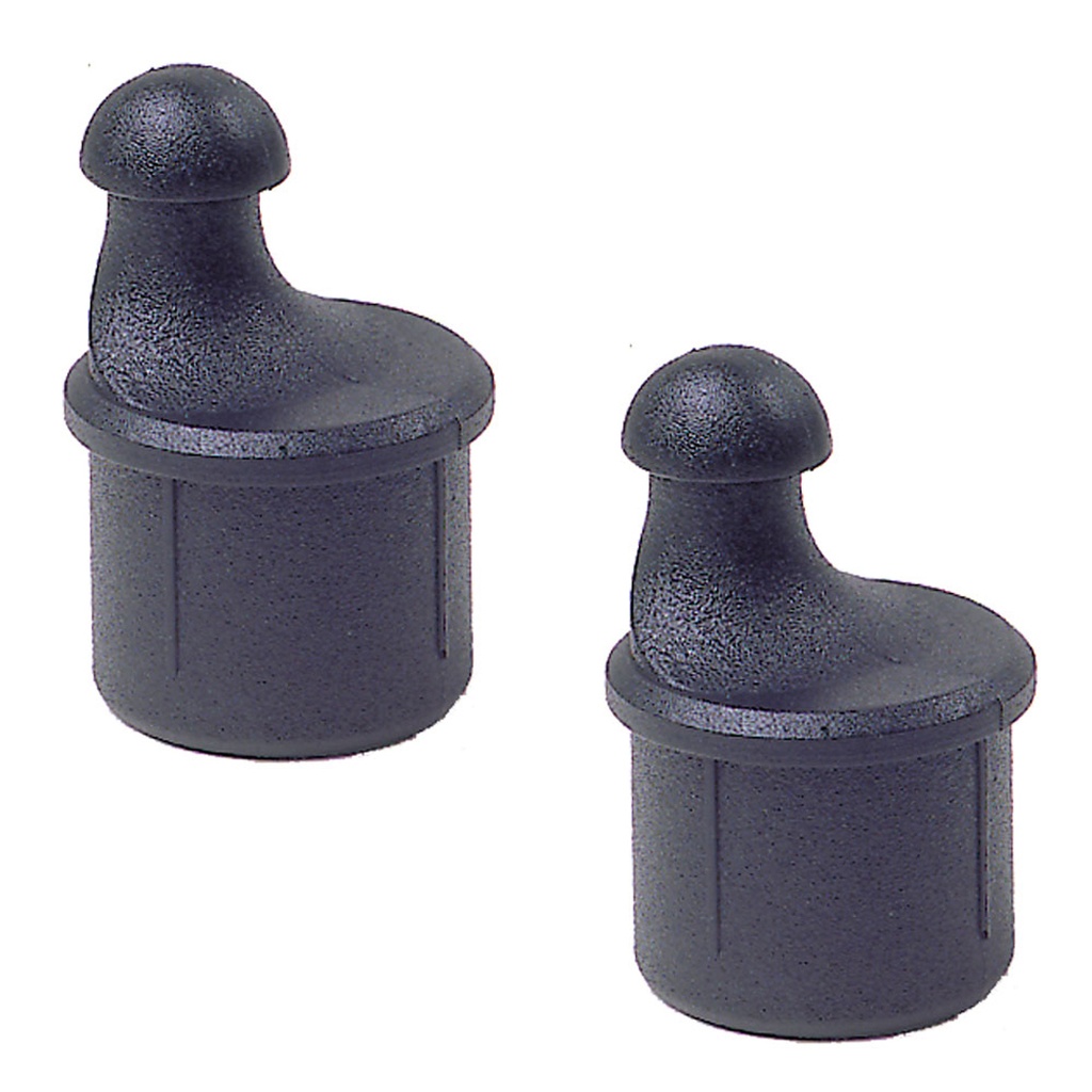 Spike ends for 27mm sprit, pair