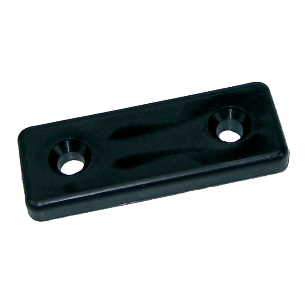 Contre-plaque pour fixation de sangle, noir