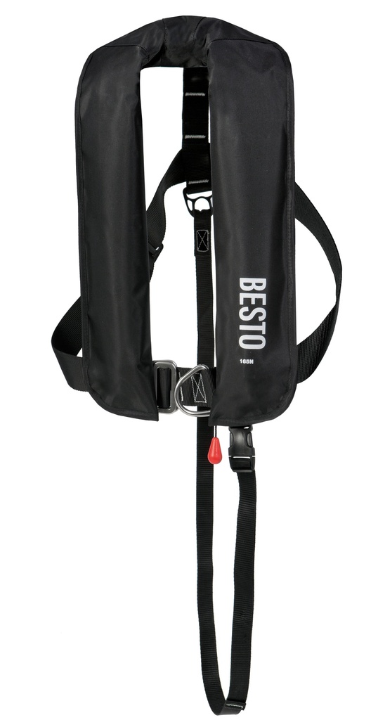 Buoyancuy vest Besto auto 165N black with harness