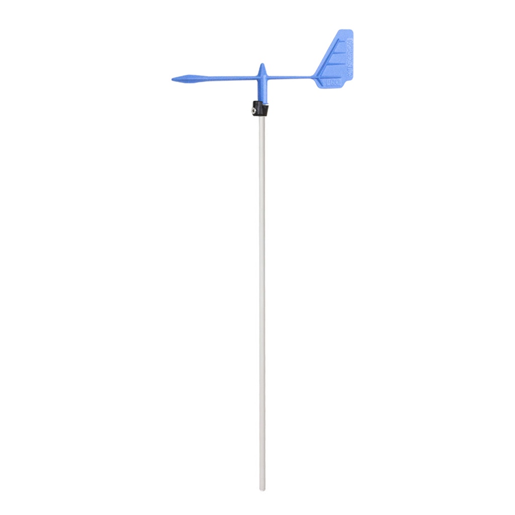 Windanzeiger Pro, blau (Stange 5mm)