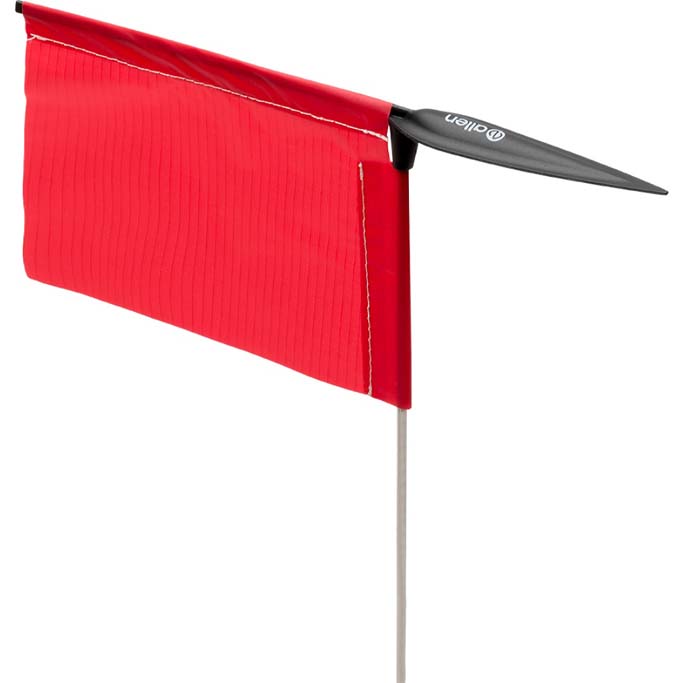 Girouette rouge (longue tige 41 cm)