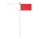 Wind indicator standard (flag)