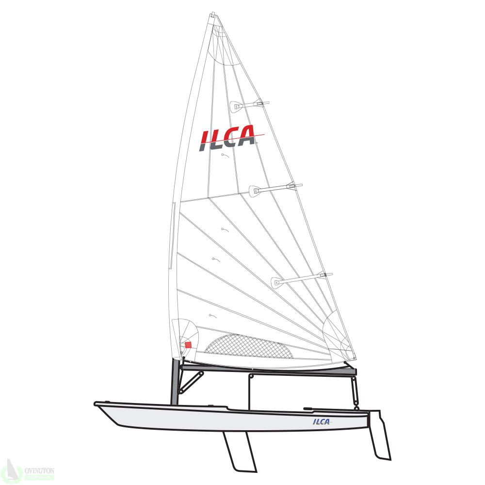 ILCA 7, komplett Boot mit Alu Rig