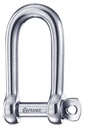 Shackle self-locking round 6mm long 33mm