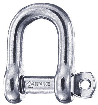 Shackle captive pin round 6mm