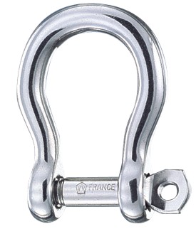 Shackle bow captive pin stainless steel 5mm