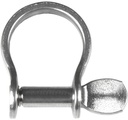 Shackle bow stainless steel round 8mm