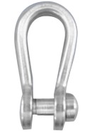 Shackle bow narrow with screw axis stainless steel 5mm