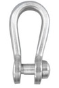 Shackle bow narrow with screw axis stainless steel 5mm