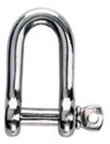 Shackle bar captive stain steel round 5mm
