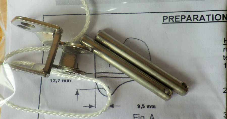 Mast step link kit - charnière sécurité base mat