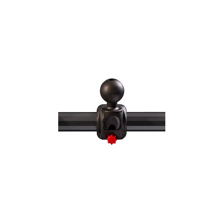 Mount 1-1/2" ram ball / h-rail