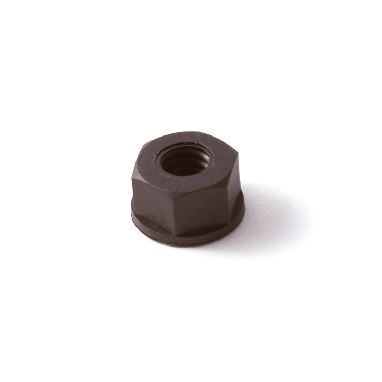 Nut 1/4-20 nylon blk