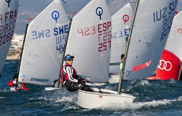 Optimist Winner DenMark Race, complet avec bâches et chariot