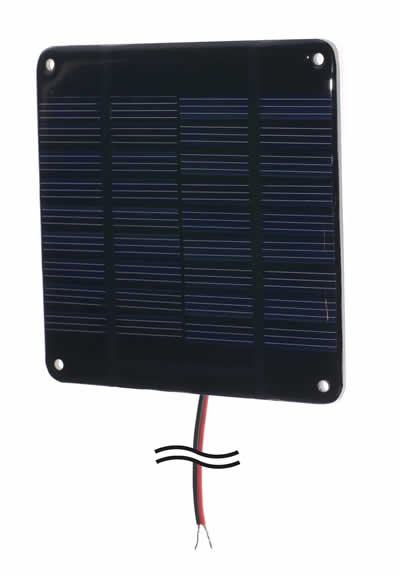 External solar panel for hull transmetter (9V - 108 x 108mm) T138