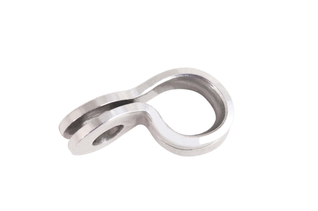 Clip pressed P eye stainless steel lacing 3mm