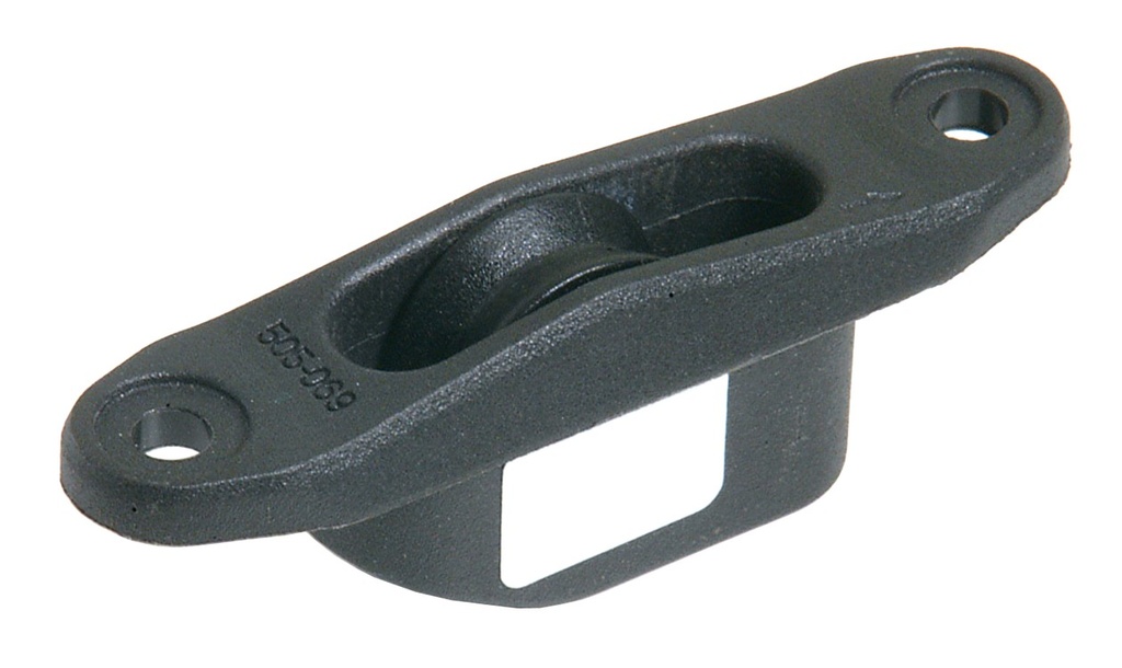 Block single built-in composite, Ertalyte sheave 10 x 38mm