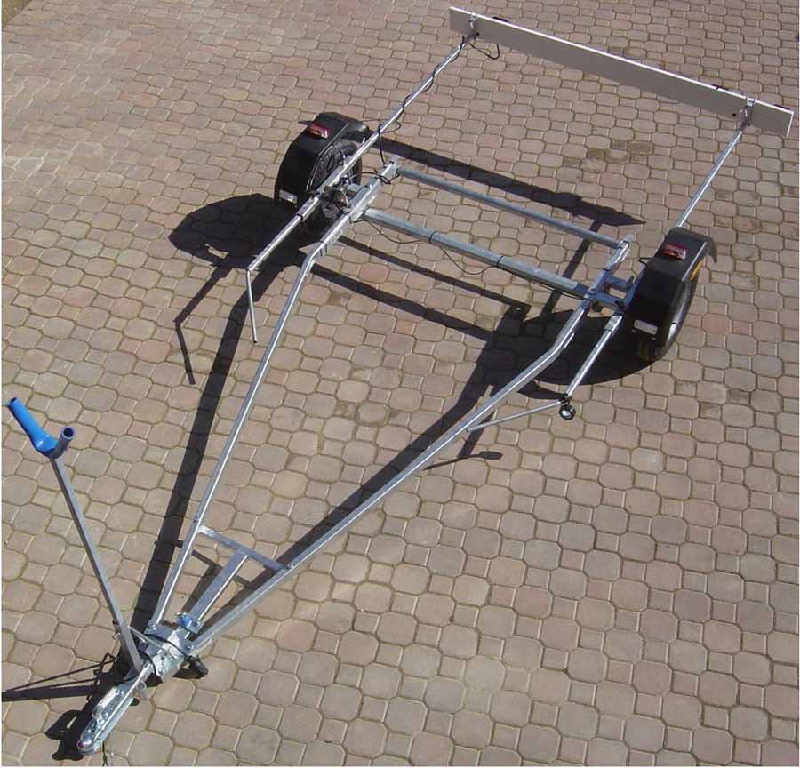 Road Base Mersea Trailer, Wheels 10", 220-190