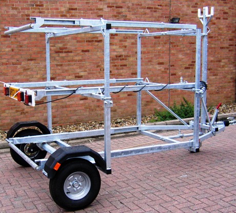 Triple stacker trailer 190-275 with brake