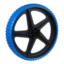 Wheel no puncture, 37.5 cm, axis 25.5x65mm (hard gum)