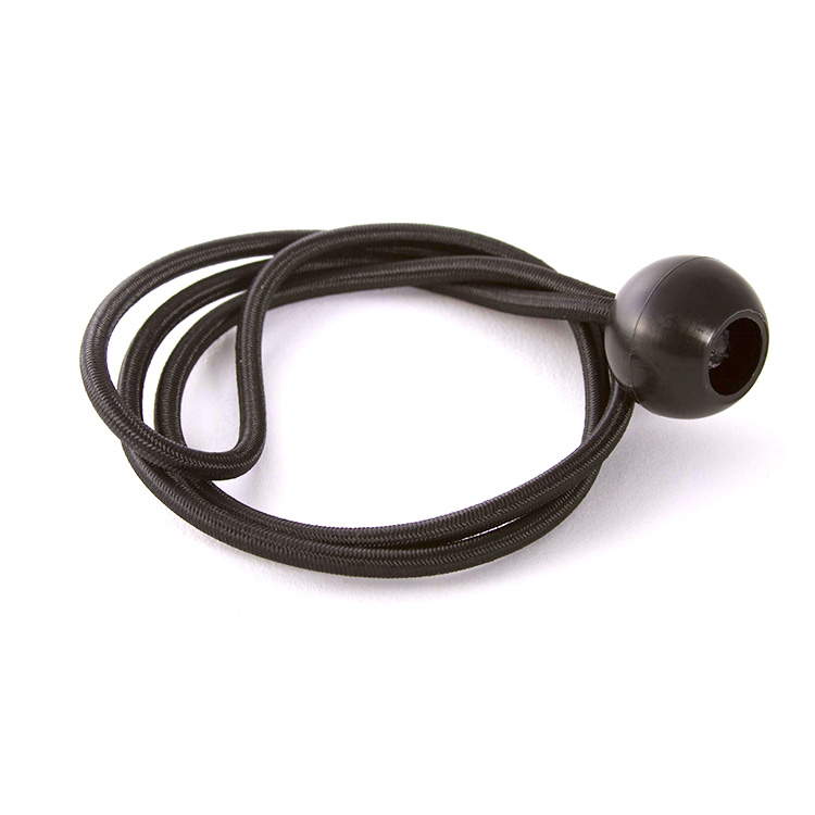 Shock cord ball ties