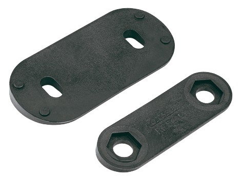 Unterdeckkeile und Schrägsockel 11° für RF5410 38mm schwarz (set)