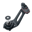 Tourelle pivotante haute Offshore avec taquet Cam Matic HK280, entraxe 27mm