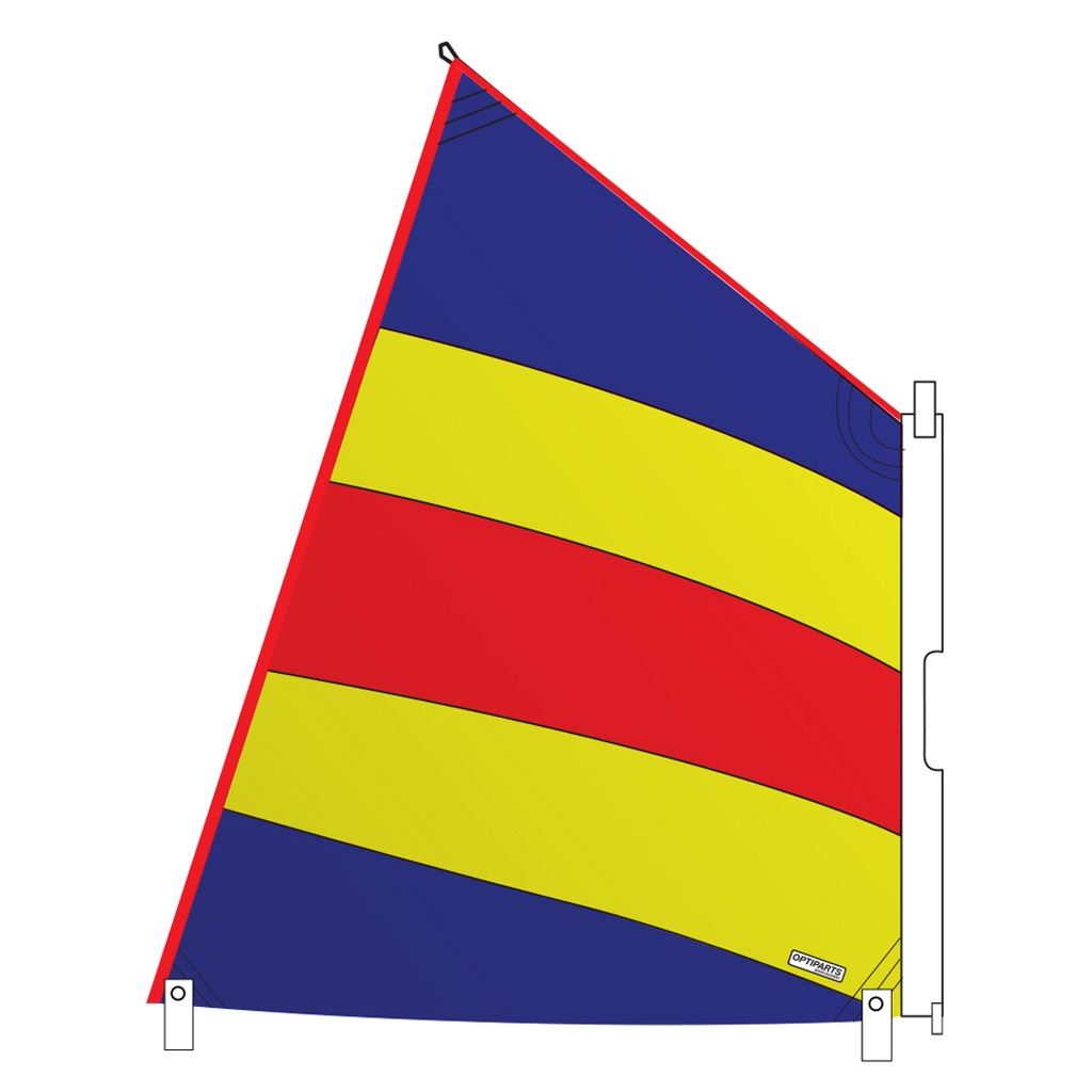 Sail Optimist school, with sleeve pocket