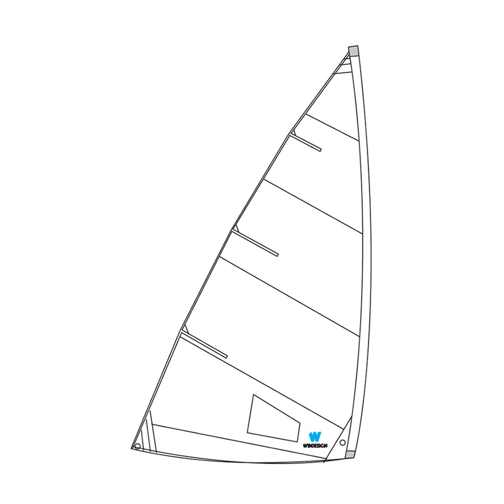 School sail for 4.7 Laser/ILCA 4, not for racing, without battens