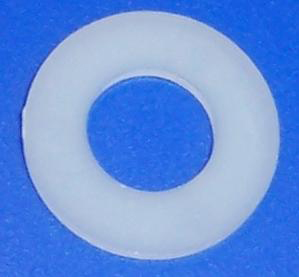 Washer 3/8 x 3/4 nylon-flat