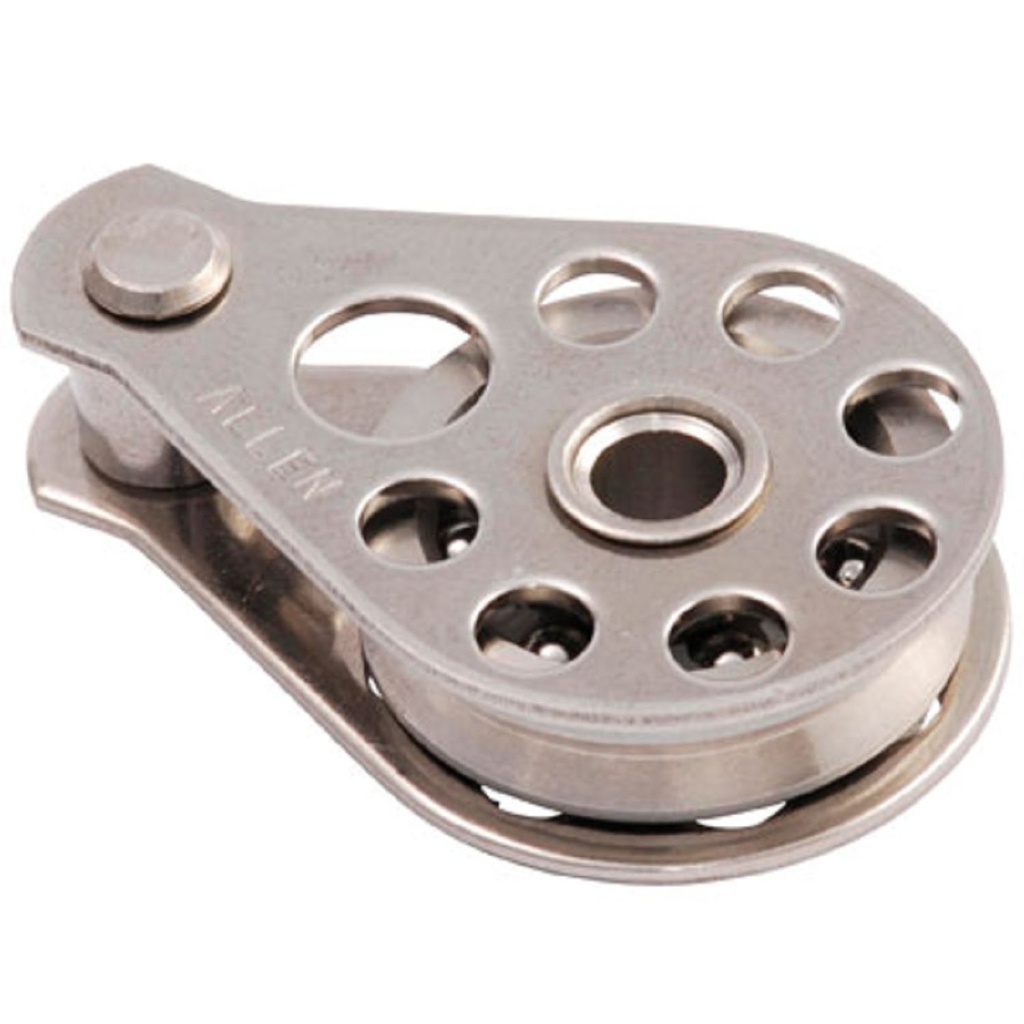 Single high duty ball bearing block 25mm (spinnaker halyard 29er)