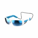 Gust Evo polarisierte Brille, matt weiß, Junior S