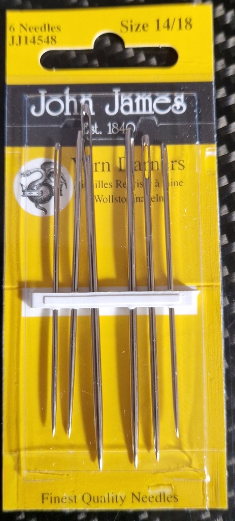 Sailmaker needles, 6 pieces