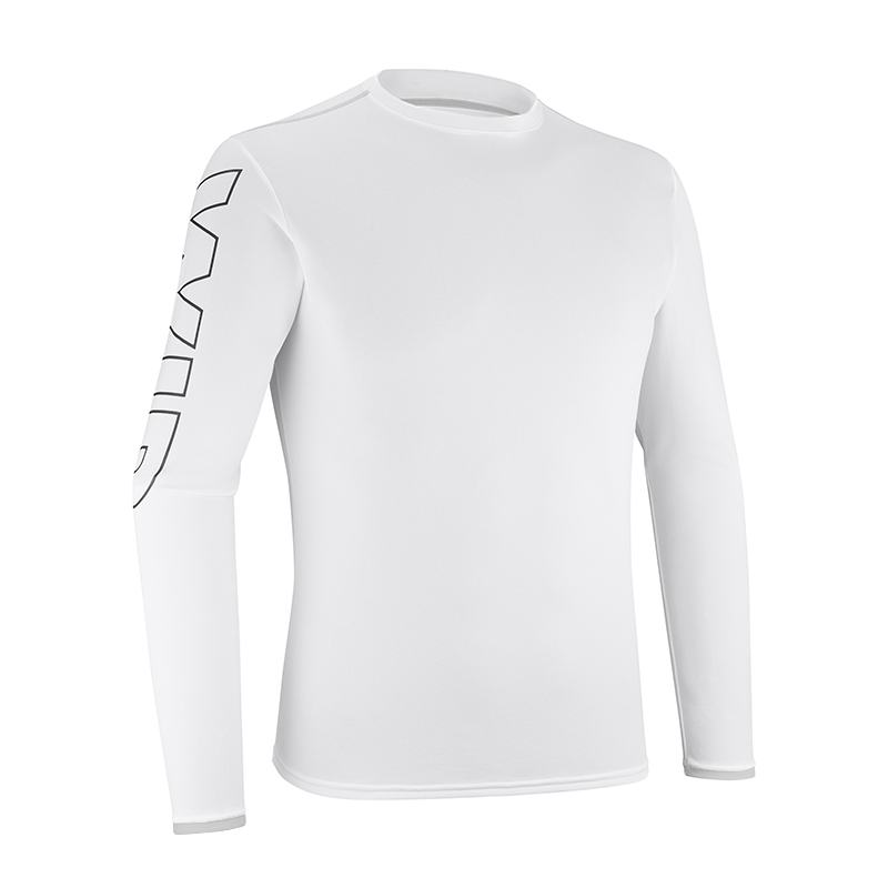 T-shirt Quickdry long 2.0, Weiss