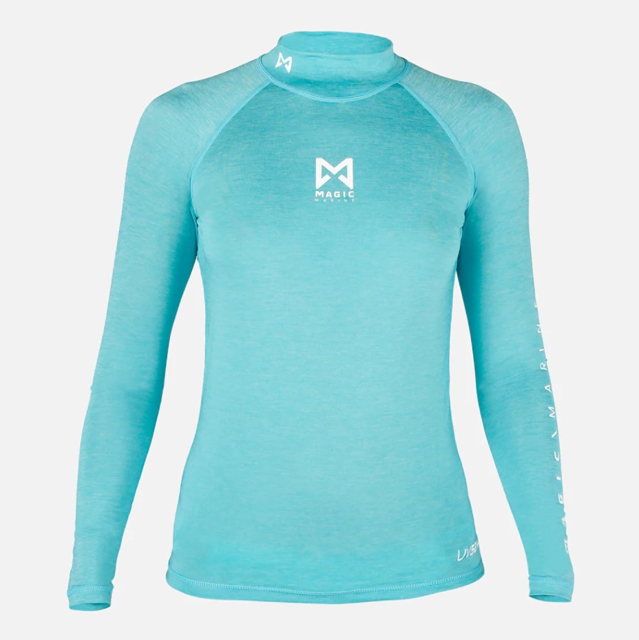 Cube Rashvest, long sleeves, blue, women